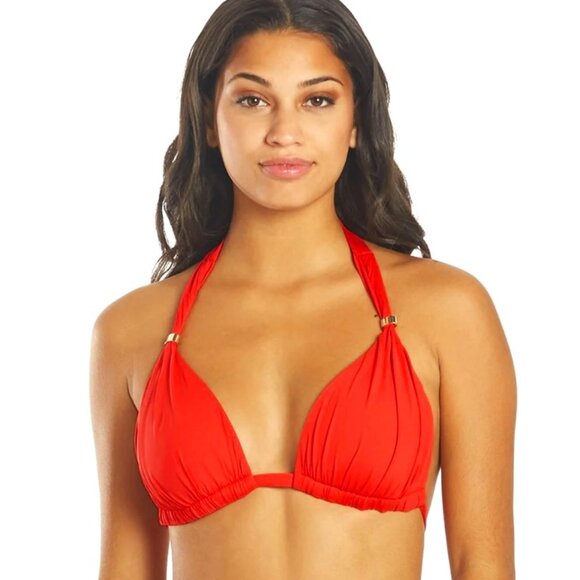 Ralph Lauren Tangerine Bikini Top - Picture 1 of 10